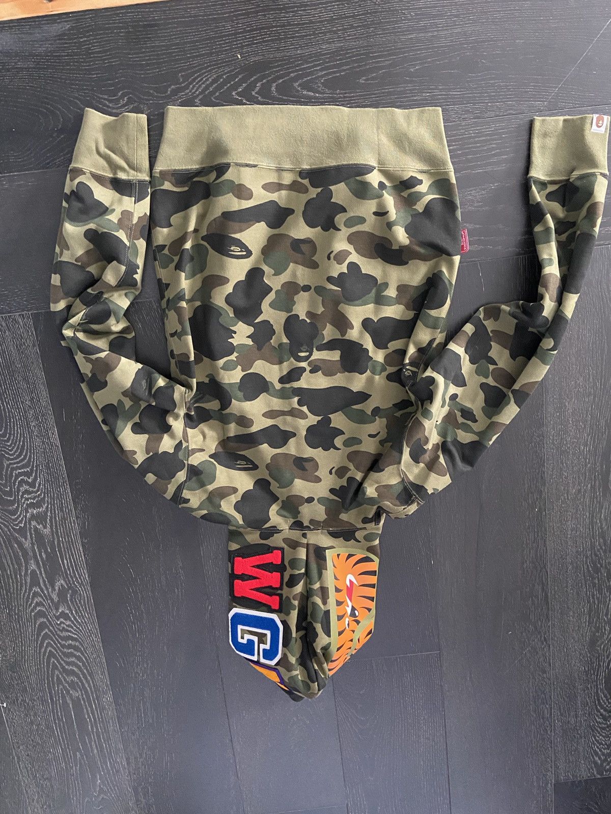 1st camo windstopper shark full zip hoodie men's