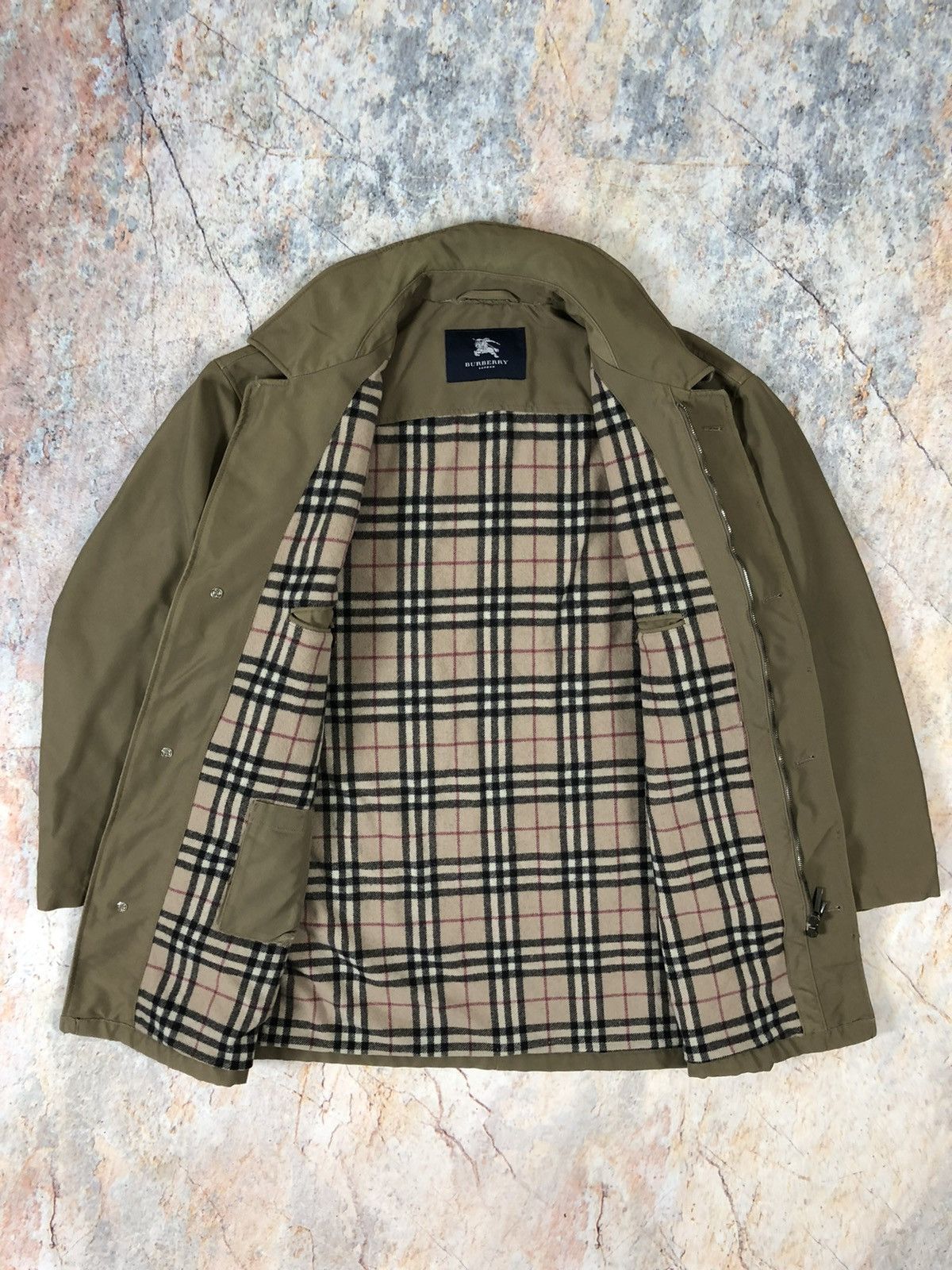 Burberry × Vintage Burberrys vintage nova check plated jacket coat Size US XL / EU 56 / 4 - 1 Thumbnail