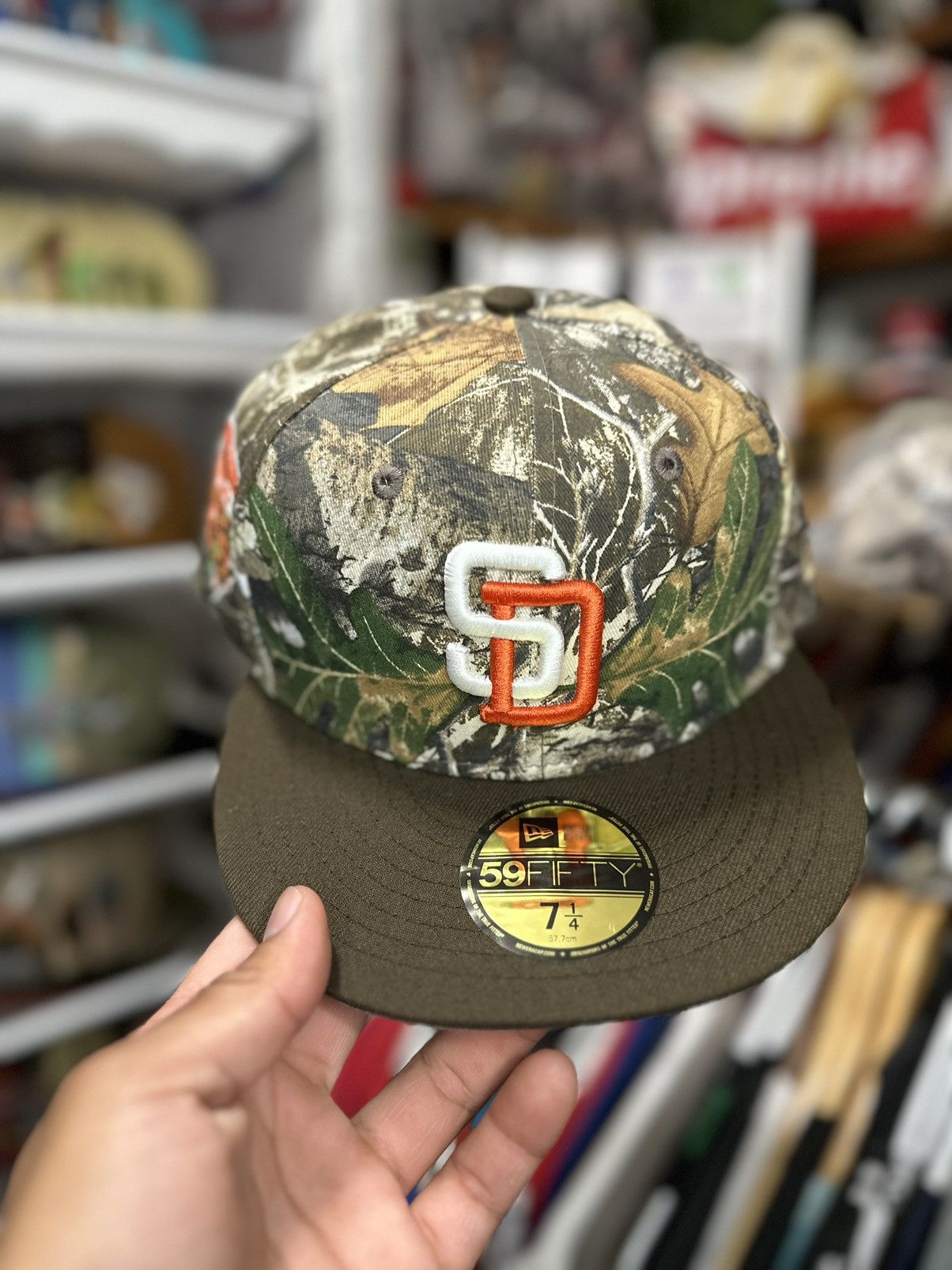 Hat Club × Lids × New Era Real tree camo padres exclusive fitted Size ONE SIZE - 5 Thumbnail