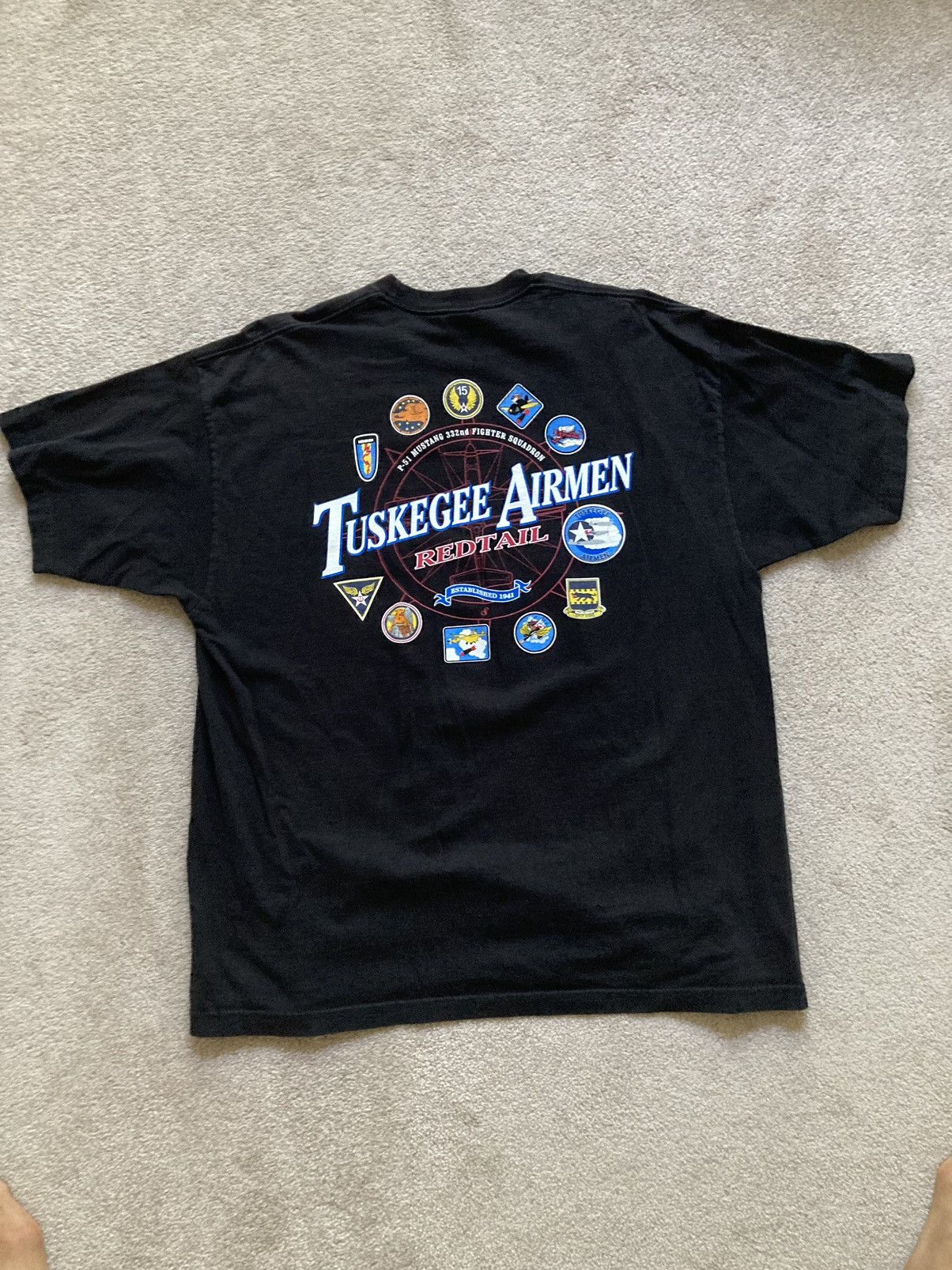 Vintage Vintage Tuskegee Airmen Graphic T-Shirt Size US XXL / EU 58 / 5 - 4 Thumbnail