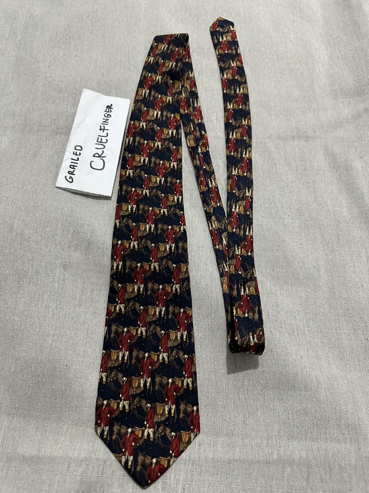 Burberry × Vintage Vintage Burberry Nice Art Tie Size ONE SIZE - 2 Thumbnail