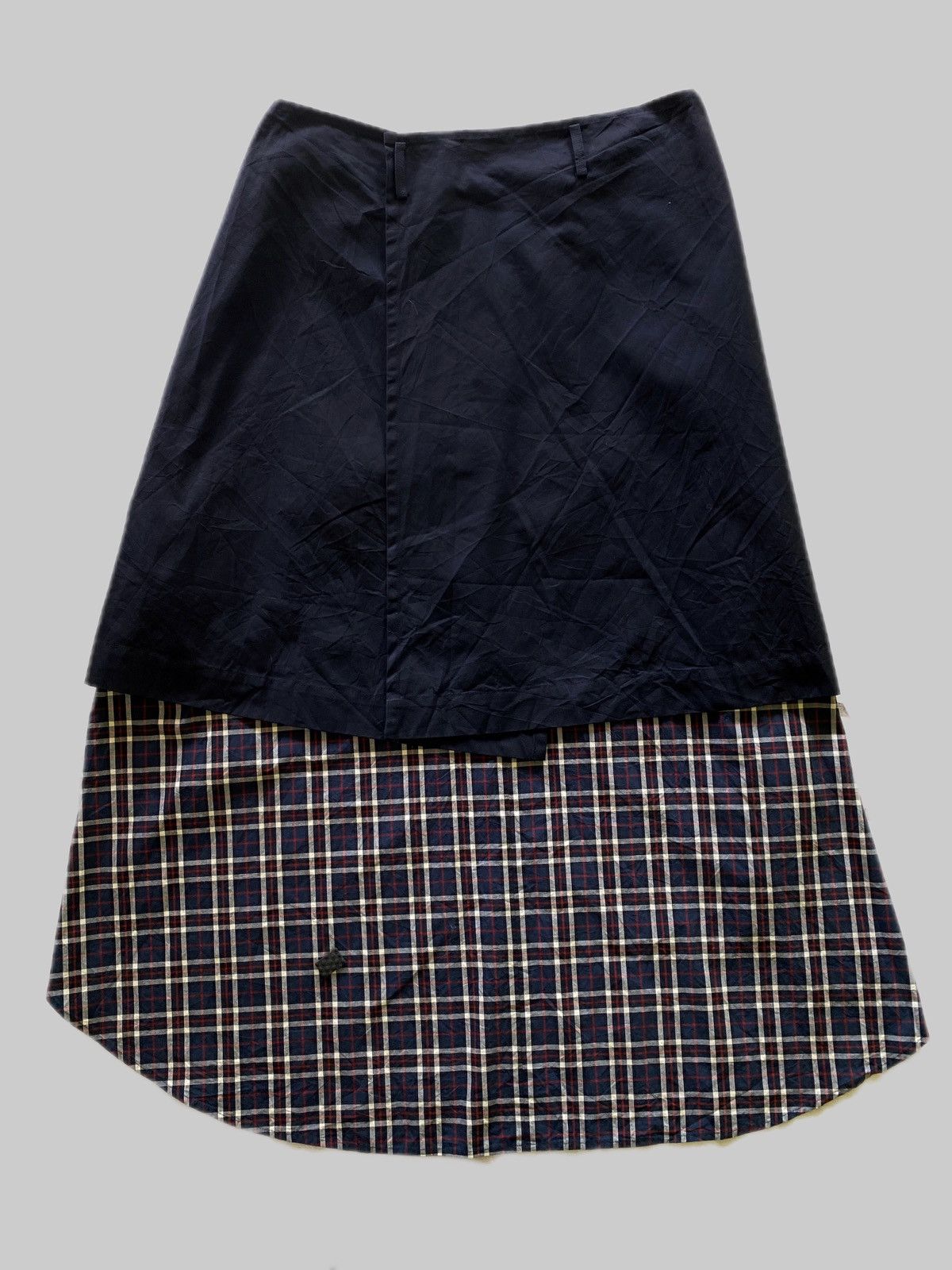 Maison MIHARA YASUHIRO Archives! Mihara Yasuhiro Asymmetrical Hybrid Wrap Skirt Size 27" / US 4 / IT 40 - 11 Thumbnail