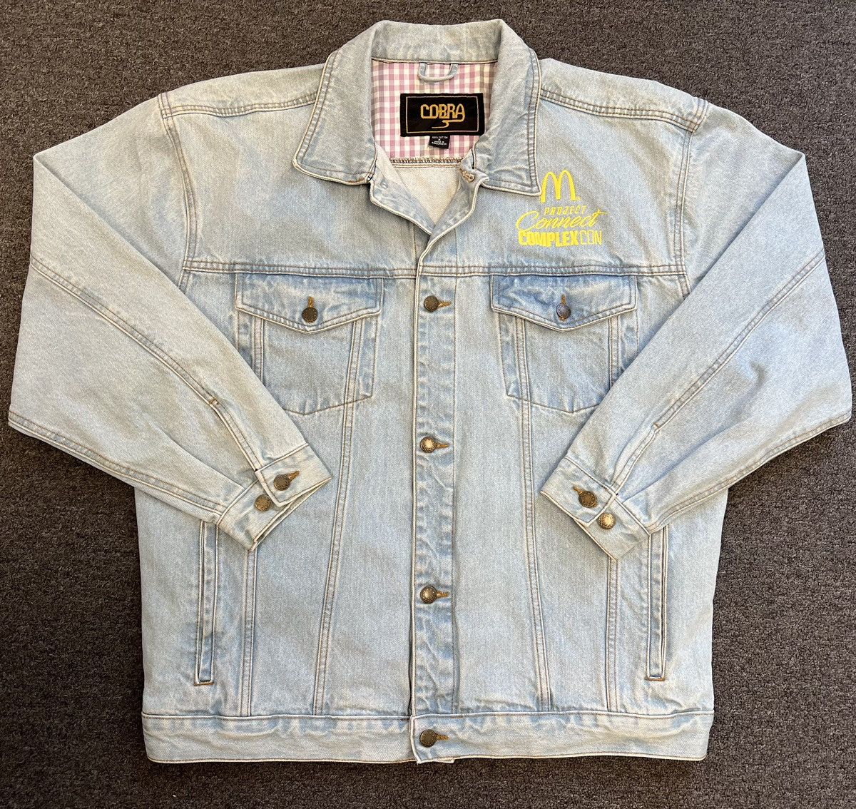 ComplexCon Complexcon x McDonald’s Tiger Denim Jacket size XL | Grailed