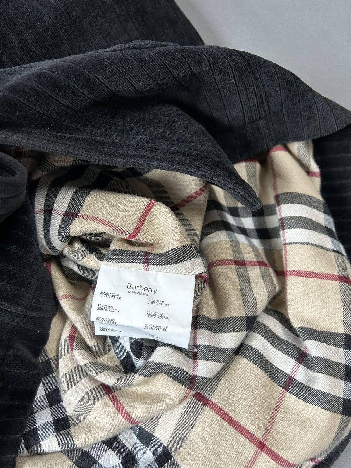 Burberry × Designer × Vintage Burberry black jacket nova check Size US L / EU 52-54 / 3 - 5 Thumbnail