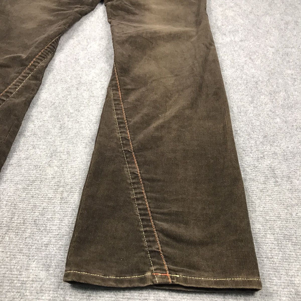 Japanese Brand FLARED CORDUROY🔥JUN MEN BROWN BOOTCUT PANTS Size US 30 / EU 46 - 13 Thumbnail