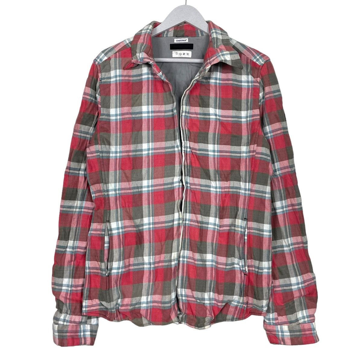 Denime × Japanese Brand × junhashimoto 💥DENIME JUNHASHIMOTO SHADOW CHECK BUTTON SHIRT Size US L / EU 52-54 / 3 - 1 Thumbnail
