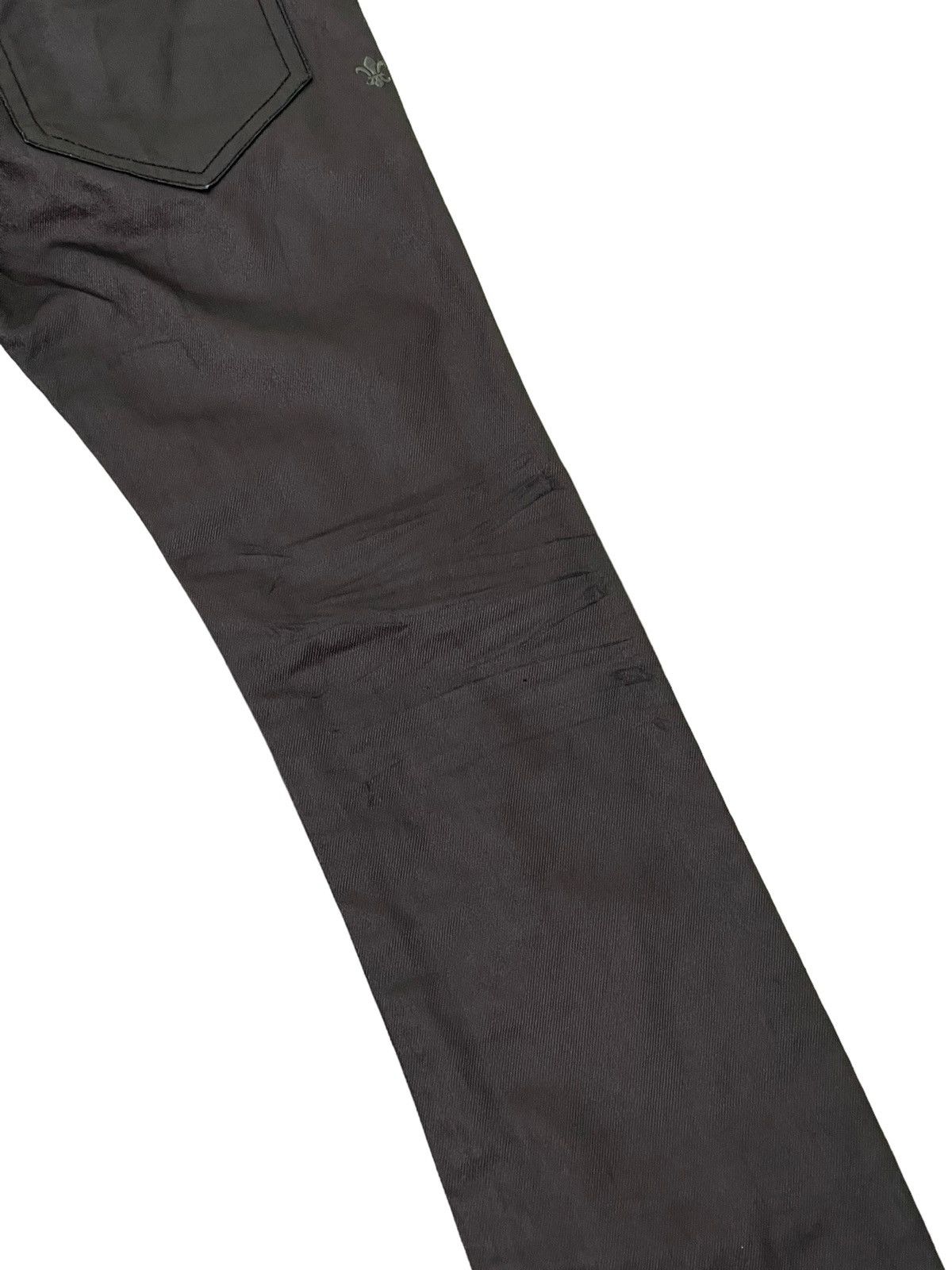 Japanese Brand Slim Flare Jeans Cook Jeans Full Coating Boot Cut 6🟦0 Size US 29 - 18 Thumbnail