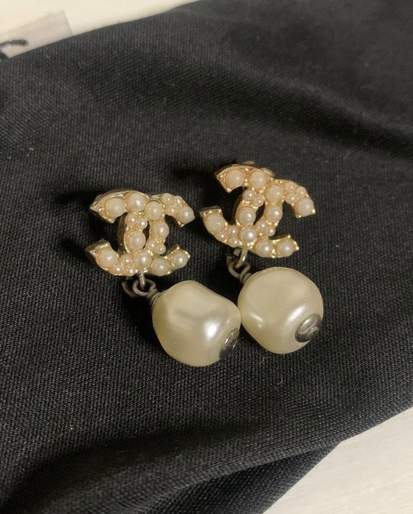 Chanel × Luxury × Vintage chanel earrings vintage | Grailed