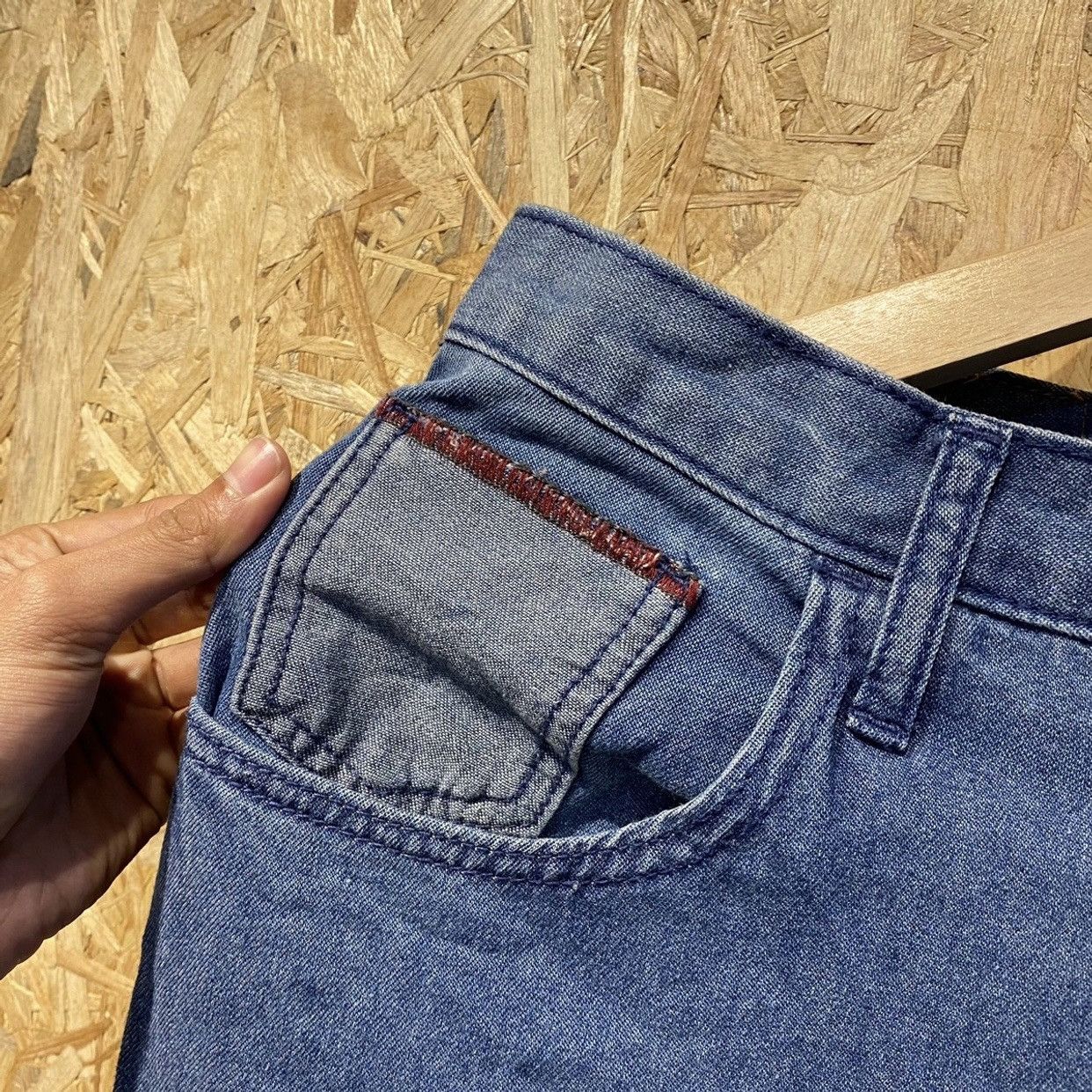 Issey Miyake Issey Miyake Ne-net Baggy Drop Crotch Denim Pants 30 Size US 30 / EU 46 - 11 Thumbnail