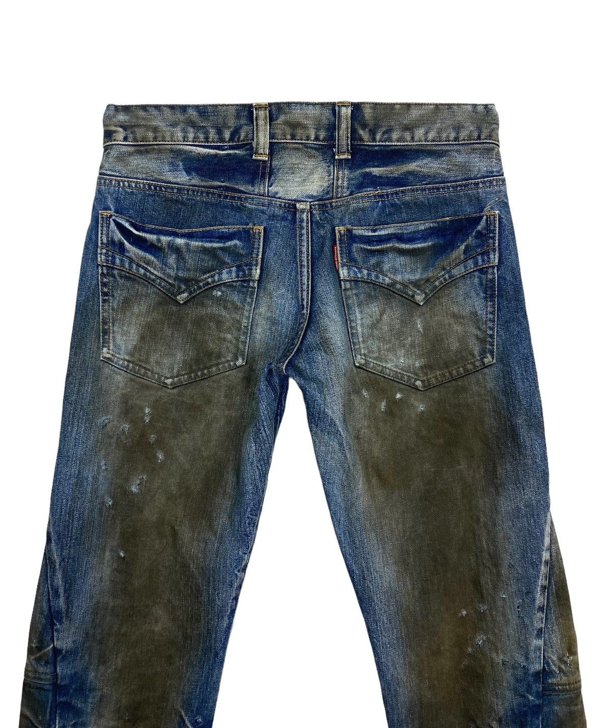 Tornado Mart Rare‼️ Vintage Tornado Mart Distressed Jeans Made in Japan Size US 30 / EU 46 - 10 Thumbnail