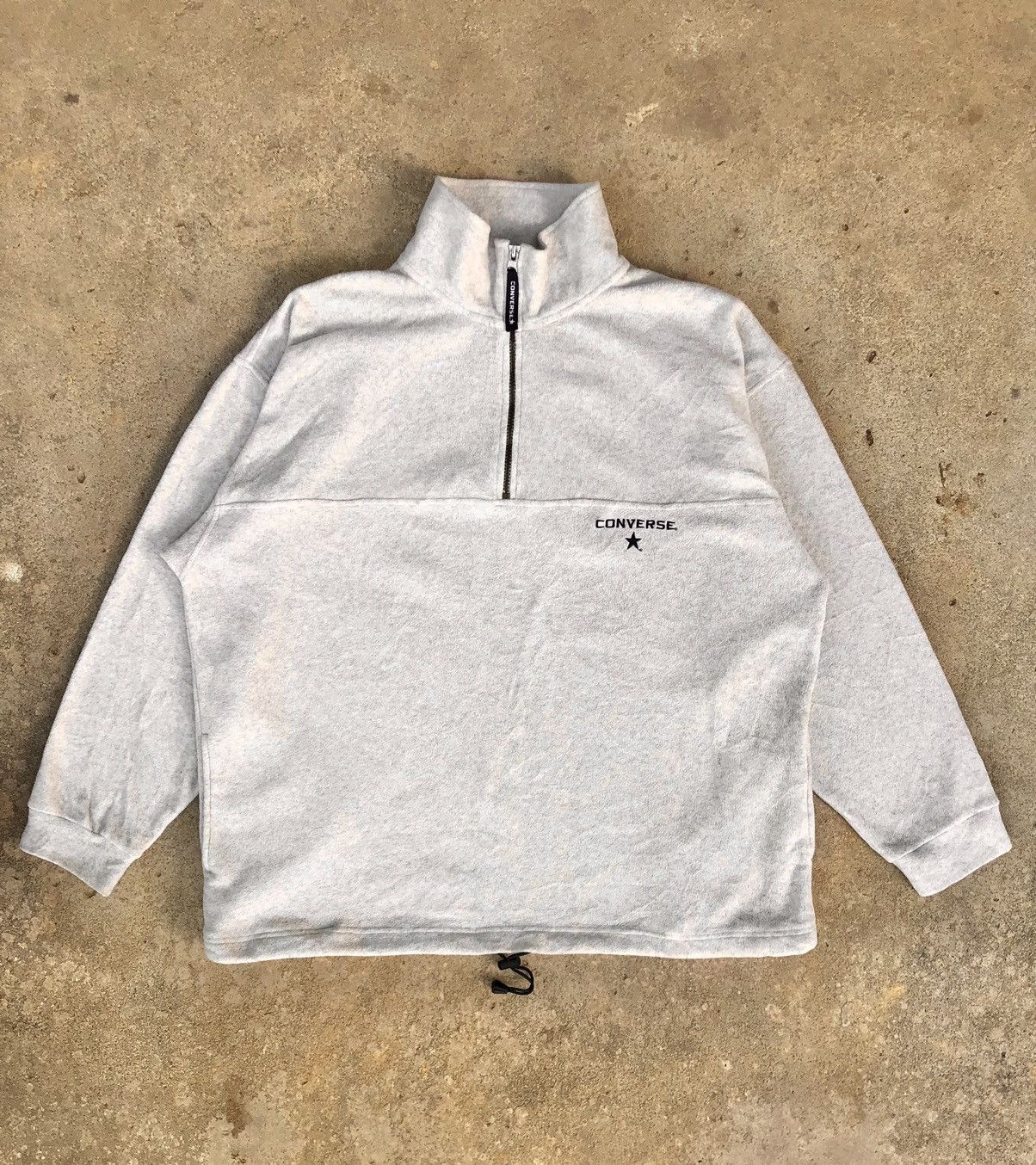 Converse × Vintage Vintage Converse fleece half zipper pullover Size US XL / EU 56 / 4 - 1 Thumbnail
