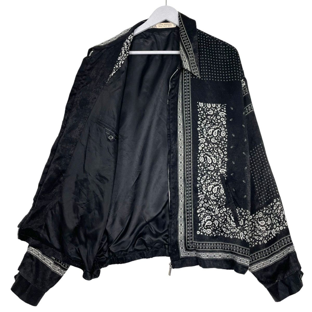 Japanese Brand STEAL💥ZARA PAISLEE PRINTED CHICANOS STYLE JACKET Size US XL / EU 56 / 4 - 7 Thumbnail