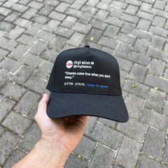 Virgil Abloh Tweet Hat Lucien Clarke Dad Hat