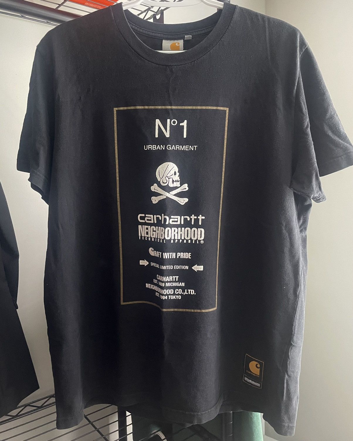 【K78】NEIGHBORHOOD × CarharttコラボプリントTee K78】NEIGHBORHOOD × CarharttコラボプリントTee