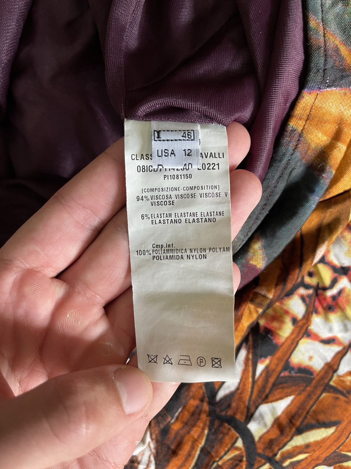 Cavalli Class × Just Cavalli × Roberto Cavalli 🐯Roberto Cavalli Class 90s vintage hidden tiger signed dress Size XL / US 12-14 / IT 48-50 - 10 Thumbnail