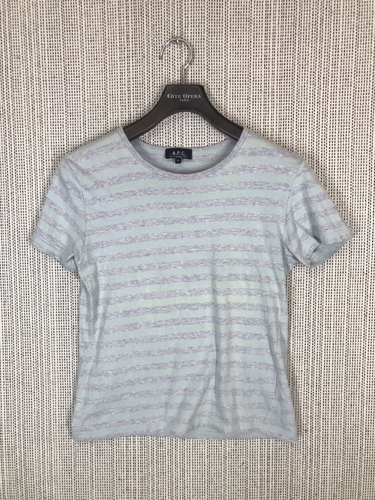 A.P.C. ‼️A.P.C. RUE DE FLEURES PARIS STRIPED TSHIRT MADE IN FRANCE Size M / US 6-8 / IT 42-44 - 1 Thumbnail