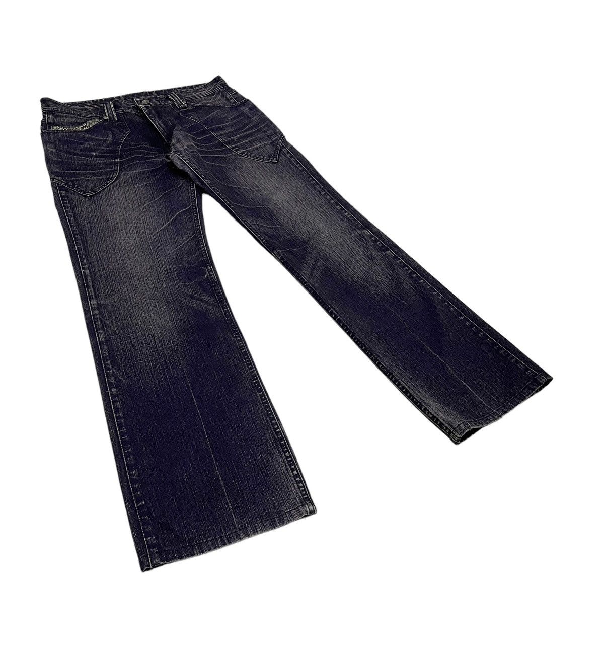 If Six Was Nine Vintage NicoleClubForMen Japan Phyton Jeans Hysteric Style Size US 33 - 6 Thumbnail