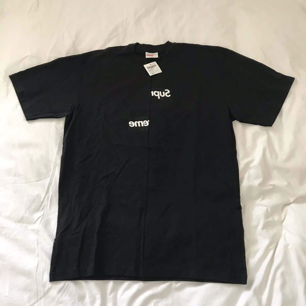 Comme des Garcons Shirt Supreme CDG Shirt x Supreme Box Logo Tee Grailed