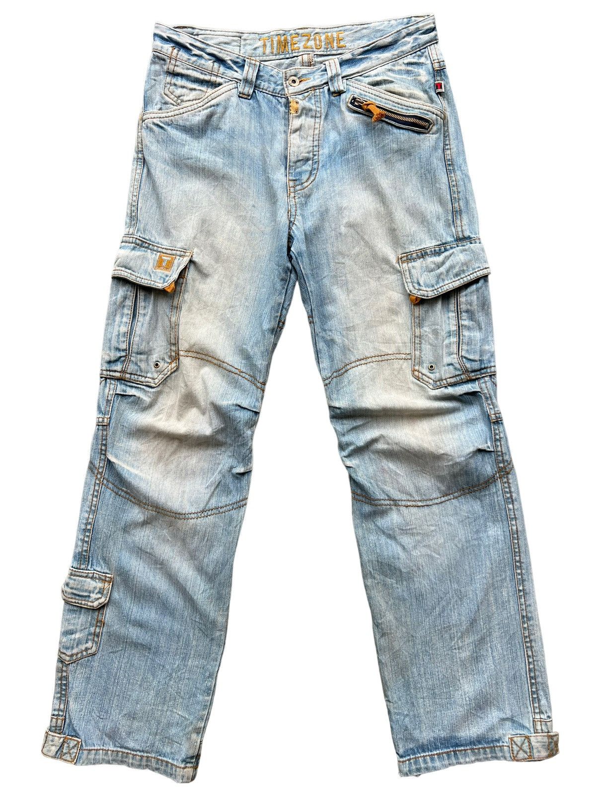 Japanese Brand Bondage Rave Emo Goth Skater Punk Baggy Tactical Multipocket Size US 33 - 2 Thumbnail