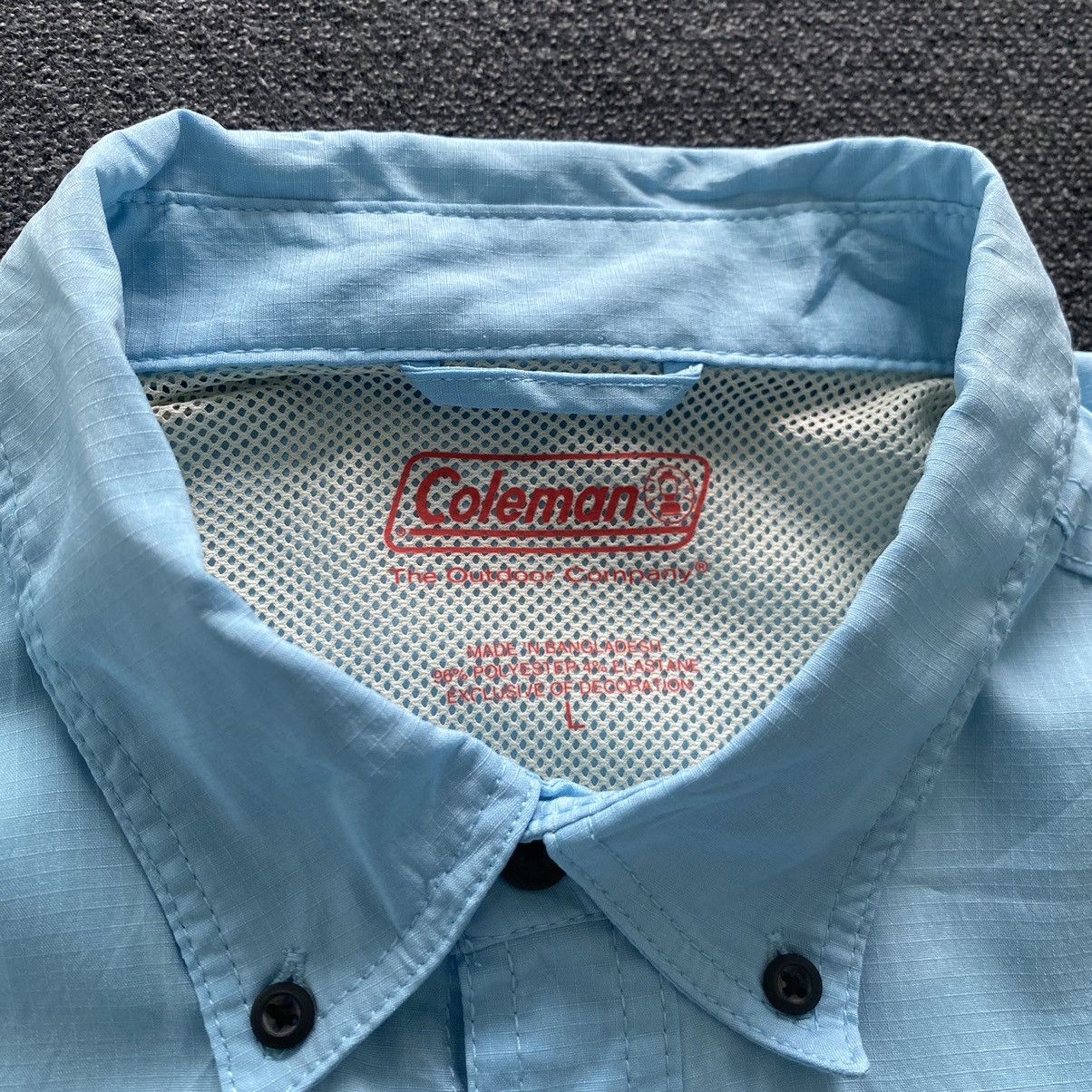 Coleman Coleman Outdoor Brand button up ERD GRUNGE THRASHED VINTAGE Size US L / EU 52-54 / 3 - 4 Thumbnail