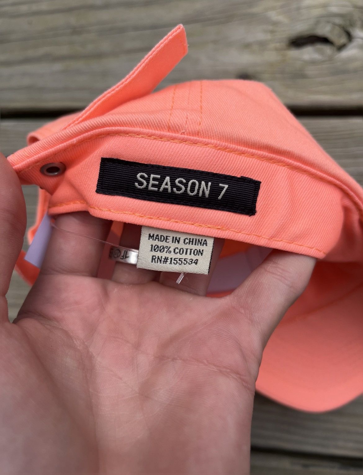 Yeezy Yeezy Season 7 Cotton Cap Neon Orange YZY Kanye west hat Size ONE SIZE - 2 Thumbnail