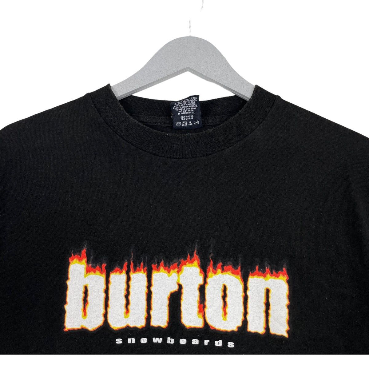 Burton 💥BURTON SNOWBOARD FLAME LOGO LONGSLEEVE Size US S / EU 44-46 / 1 - 4 Thumbnail