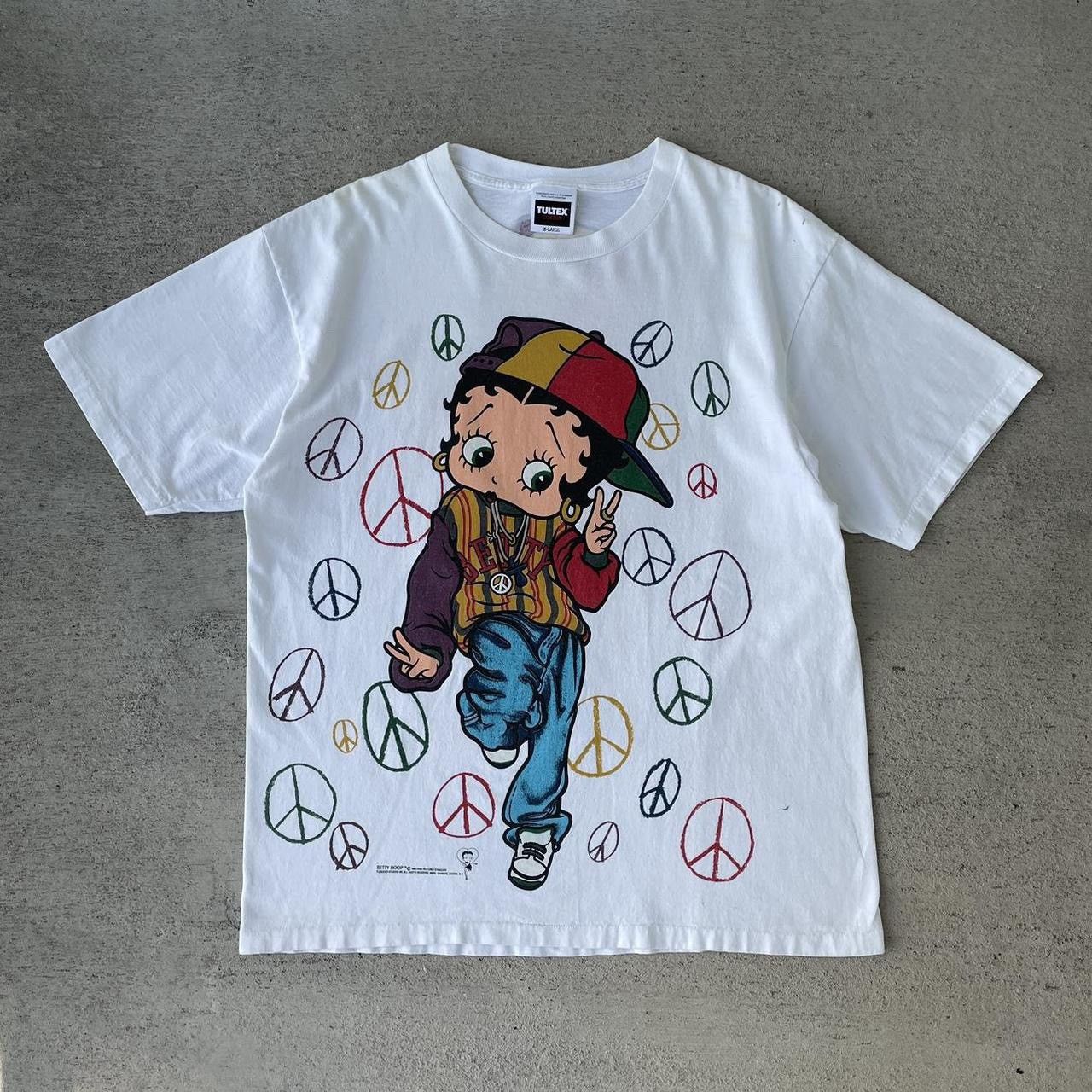 Vintage Betty Boop 1993 Peace Aop T-Shirt | Grailed