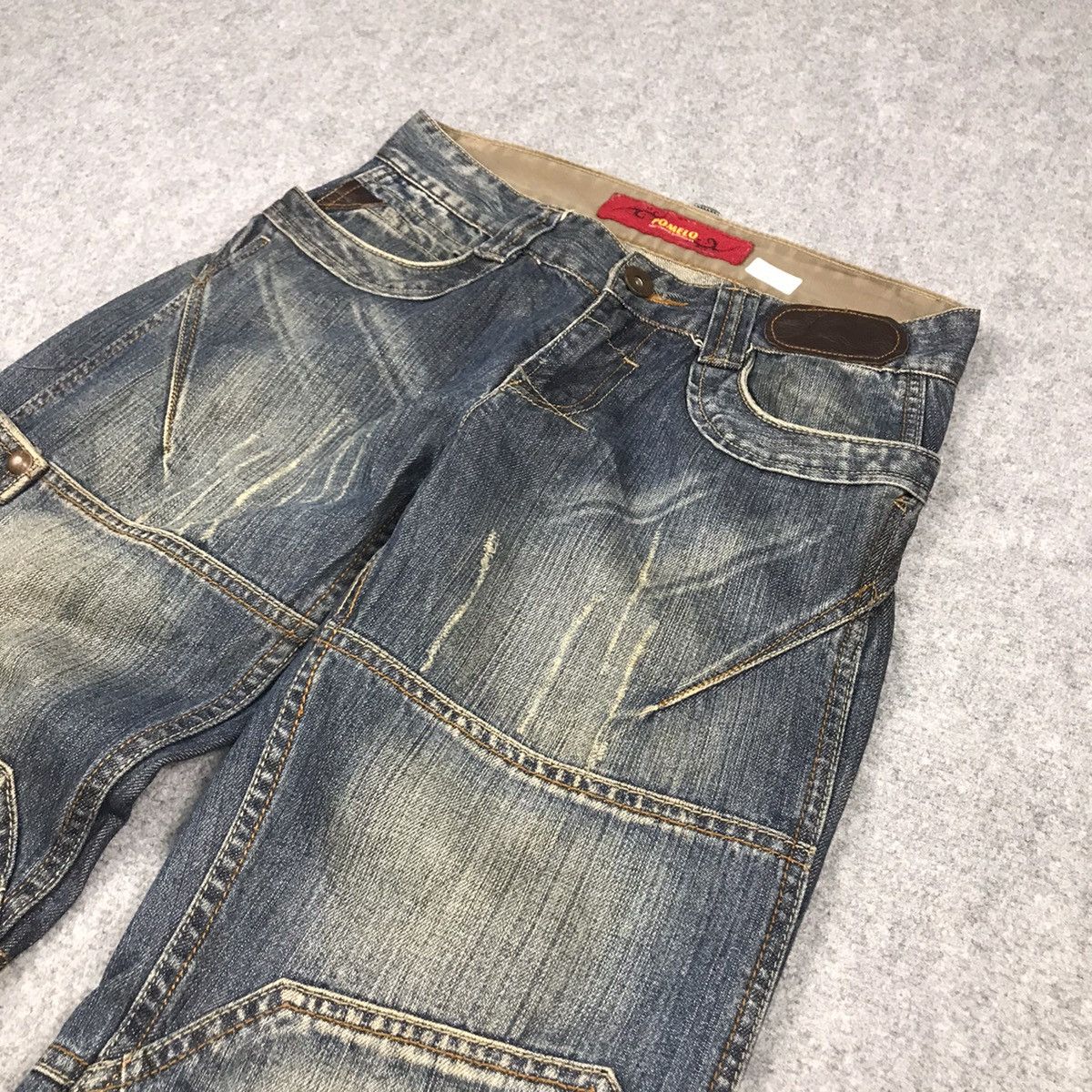 JNCO × Japanese Brand × Vintage BAGGY DENIM POMELO JAPANESE JEANS PANTS Size US 28 / EU 44 - 5 Thumbnail