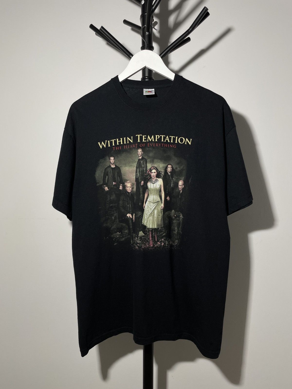Band Tees × Vintage Vintage Within Temptation 2007 Tour T-shirt Size US L / EU 52-54 / 3 - 1 Thumbnail