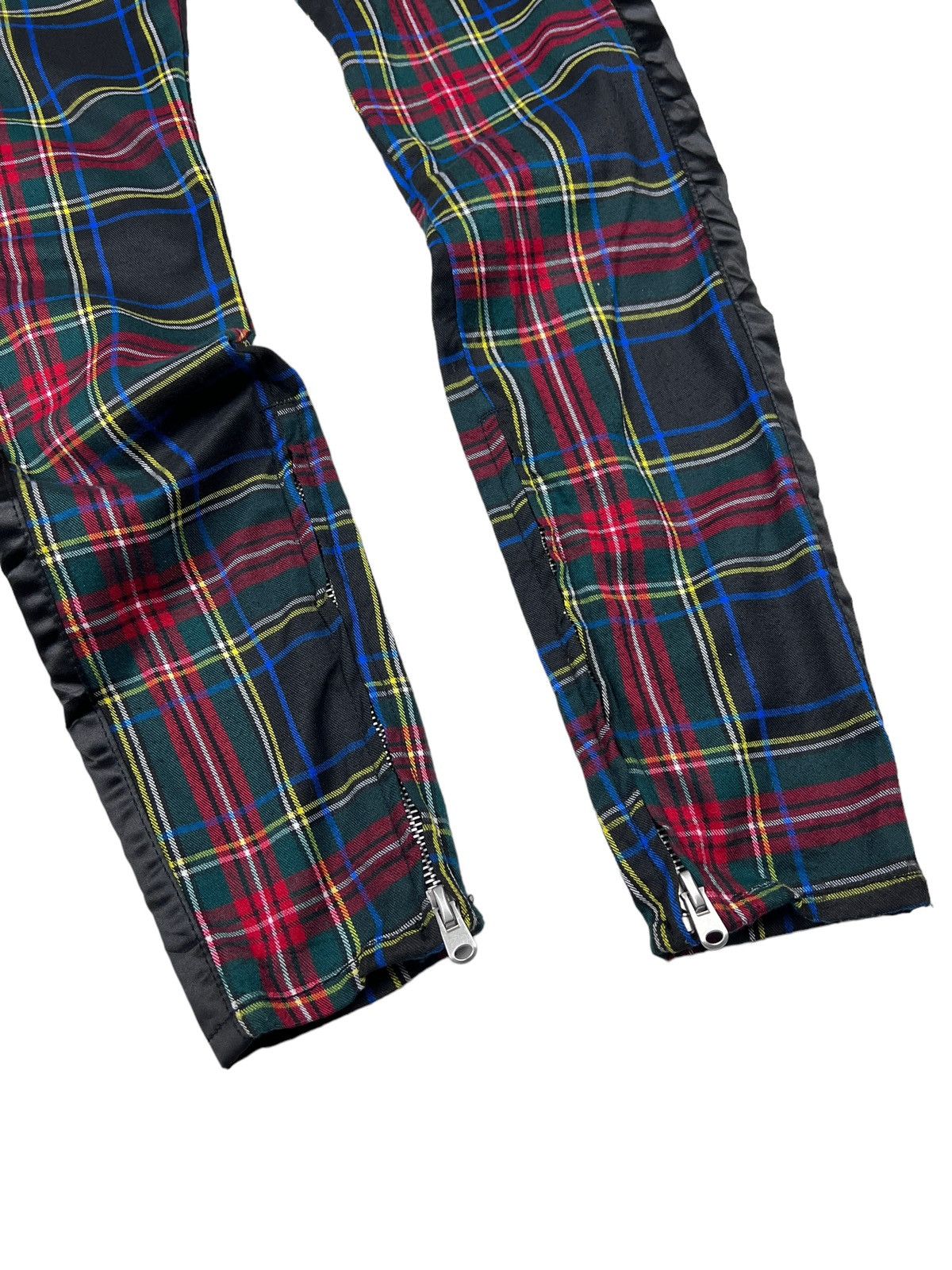 MNML MNML Tartan Zipper Seditionaries Drawstring Pants Size US 30 / EU 46 - 7 Thumbnail