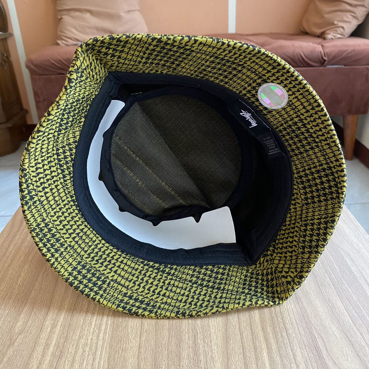Stussy Stussy Lola Plaid Knit Bucket Hat Size ONE SIZE - 3 Thumbnail