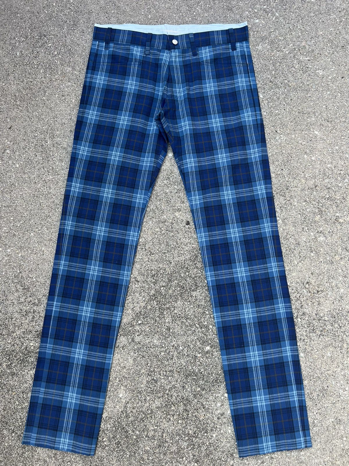 Vintage Burgdoor Made in Japan Plaid Checks Trouser Pant Size US 30 / EU 46 - 1 Thumbnail