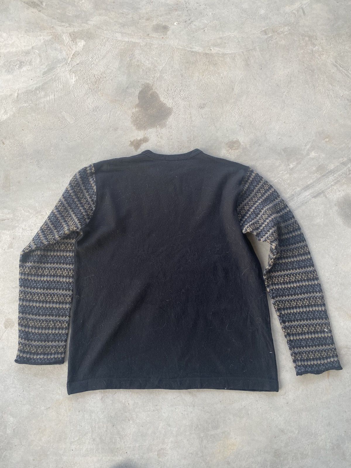 Comme des Garcons COMME DES GARCONS HOMME LONG SLEEVE TEE BLACK Size US M / EU 48-50 / 2 - 7 Thumbnail
