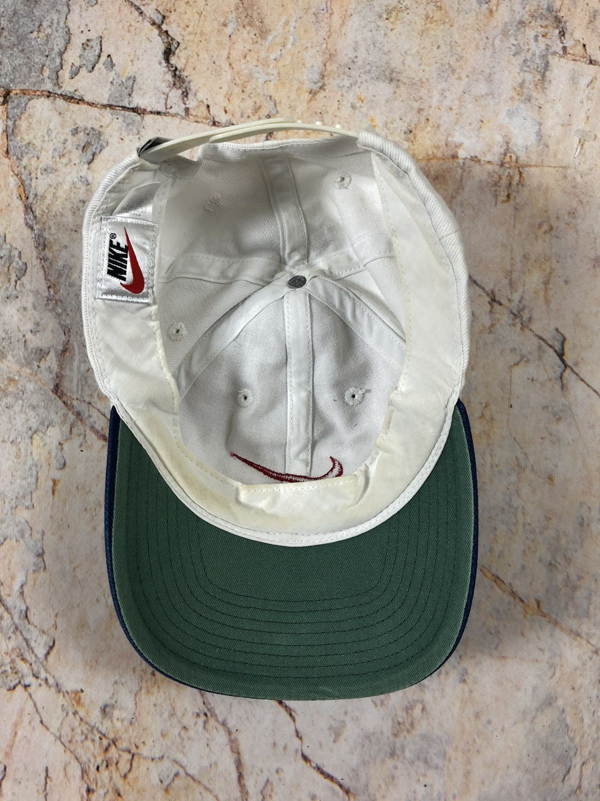 Nike × Vintage Nike vintage cap big logo Size ONE SIZE - 5 Thumbnail