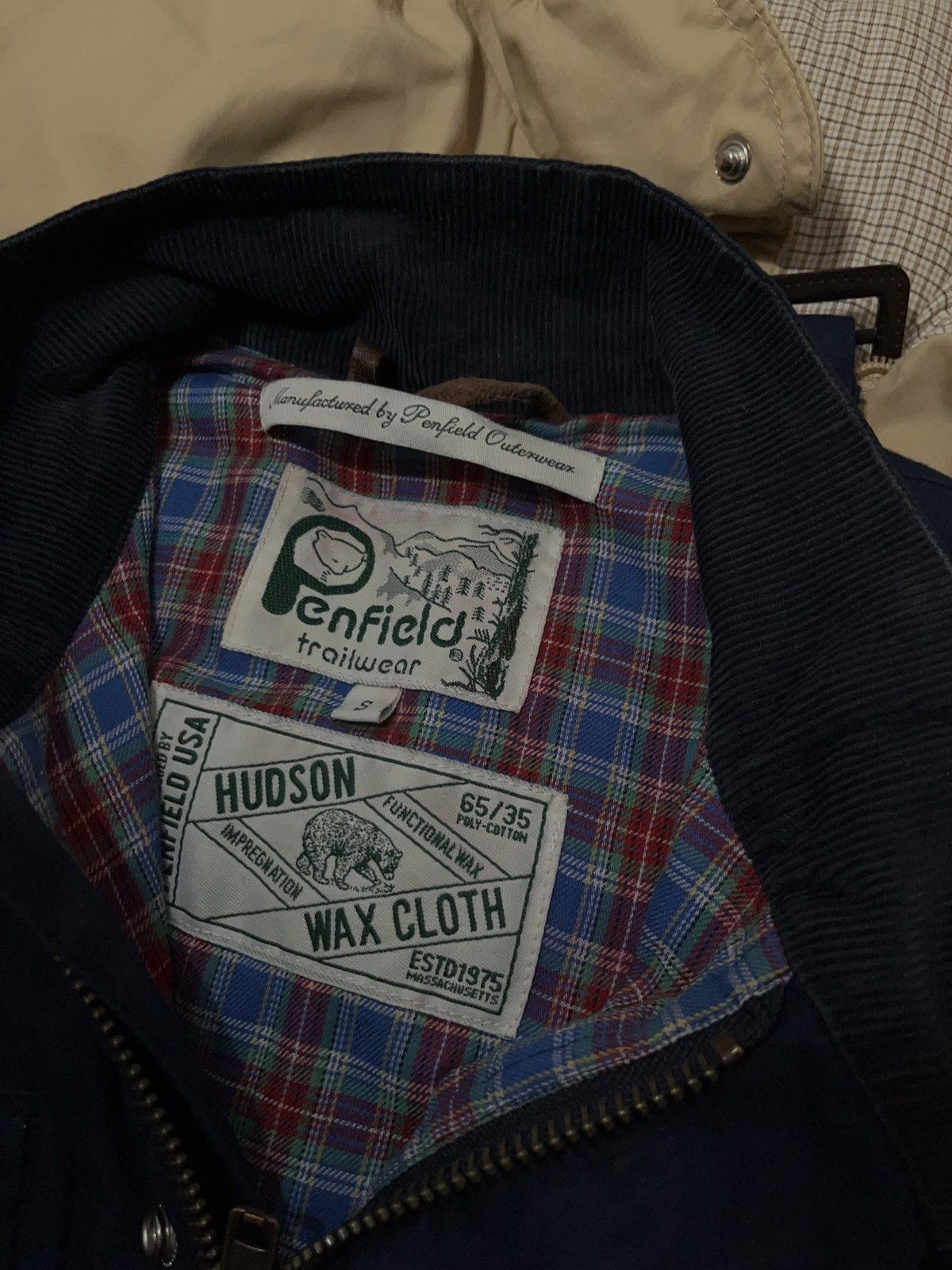 Japanese Brand × Penfield Penfield Hudson cargo sample jacket navy waxed Size US S / EU 44-46 / 1 - 5 Thumbnail