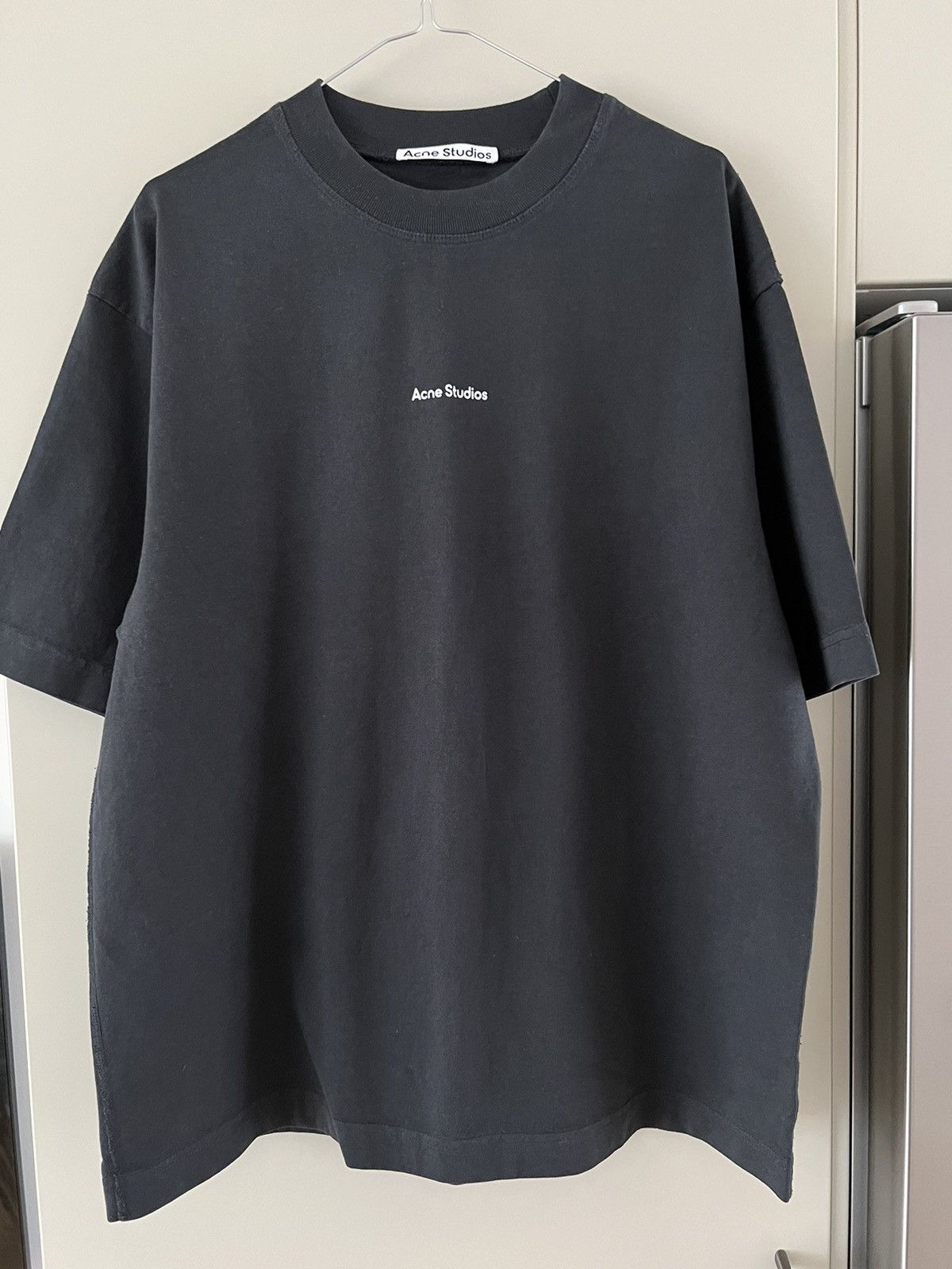 image of Acne Studios Logo T-Shirt Black, Men's (Size Small)