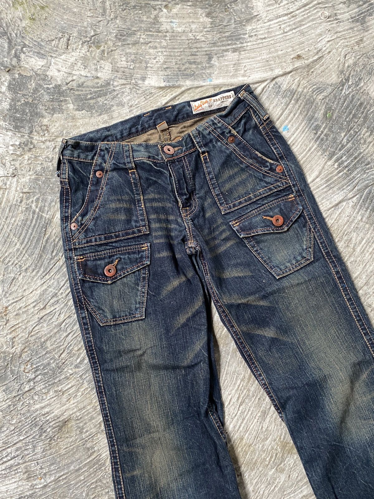 Vintage 🔥BINDING NOW🔥Vintage Jeans Brappers Bushpant bootcut denim Size 28" / US 6 / IT 42 - 6 Thumbnail