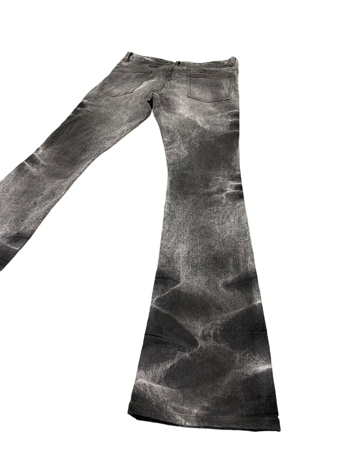 Japanese Brand Flare Jeans Skinny Schlussel Acid Wash Stretch Boot Cut 6🟦1 Size US 29 - 14 Thumbnail