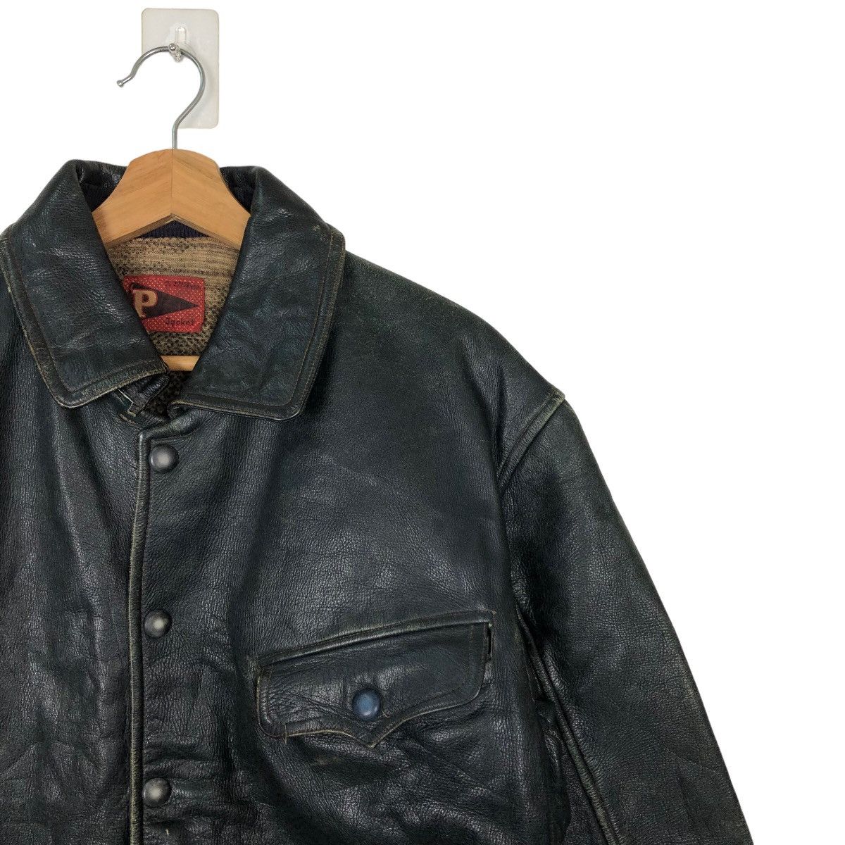 Aero Leathers VINTAGE 60’s LEATHER JACKET MILITARY DESIGN BUZZ RICKSON’S Size US M / EU 48-50 / 2 - 5 Thumbnail