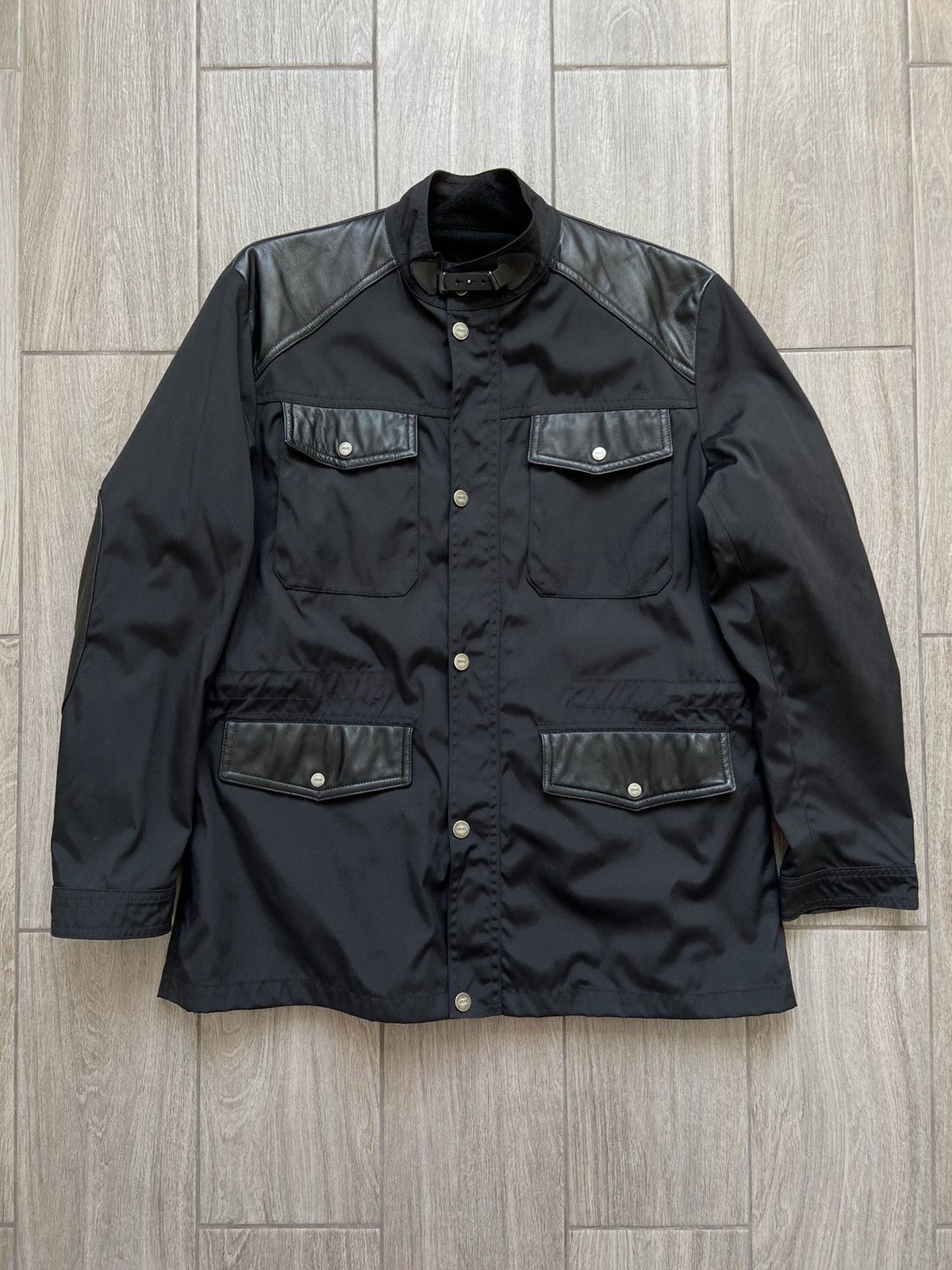 Versace Leather Jacket Versace Collection Size US L / EU 52-54 / 3 - 1 Thumbnail
