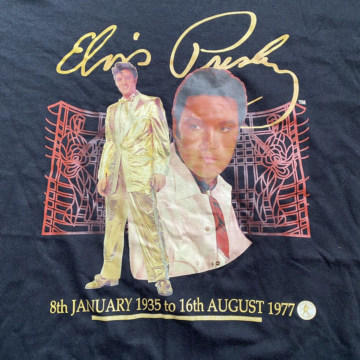 Band Tees ELVIS PRESLEY 2001 LICENSED MEMORIAL T SHIRT Size US XL / EU 56 / 4 - 2 Thumbnail