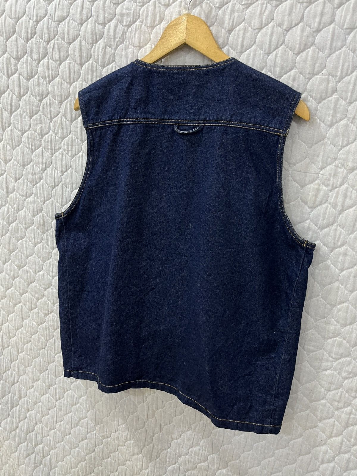 If Six Was Nine (Ssss). ARCHIVE BLOOM ON THE GLOBE DENIM VEST Size US M / EU 48-50 / 2 - 5 Thumbnail