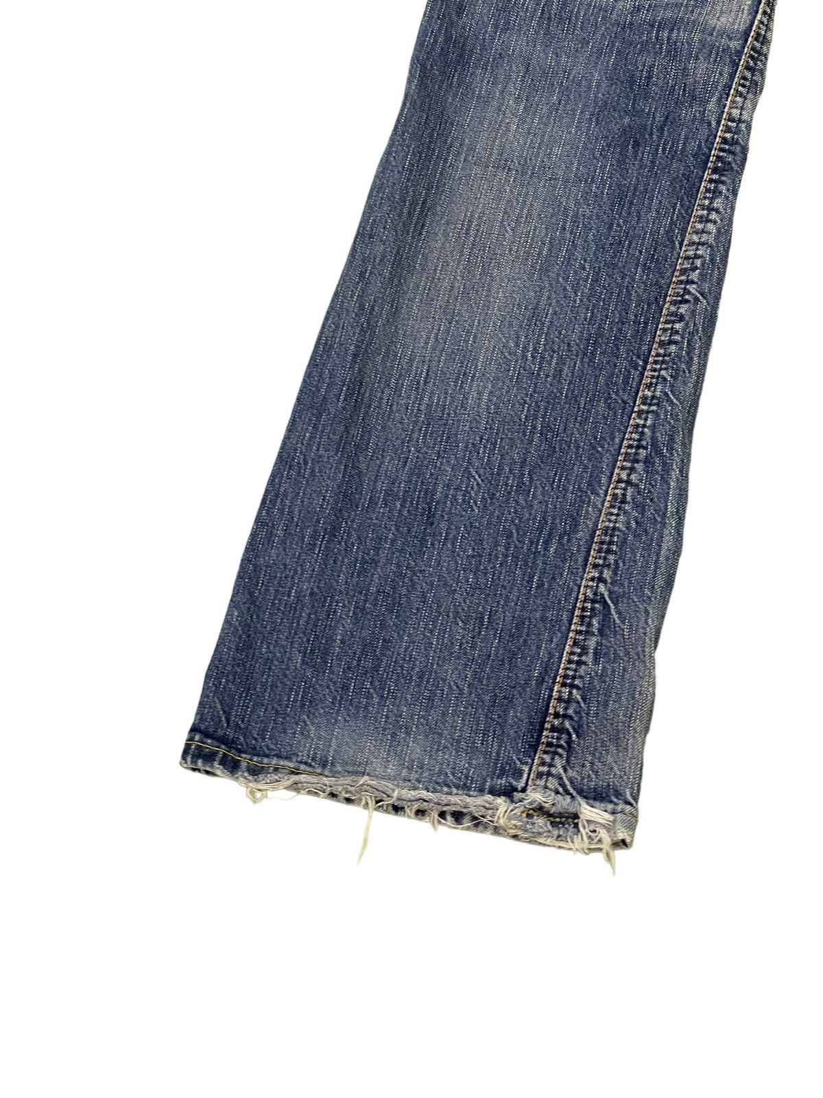 Edwin Flare Jeans Edwin Japan Distress Low Rise Boot Cut 6🟦1 Size US 31 - 16 Thumbnail