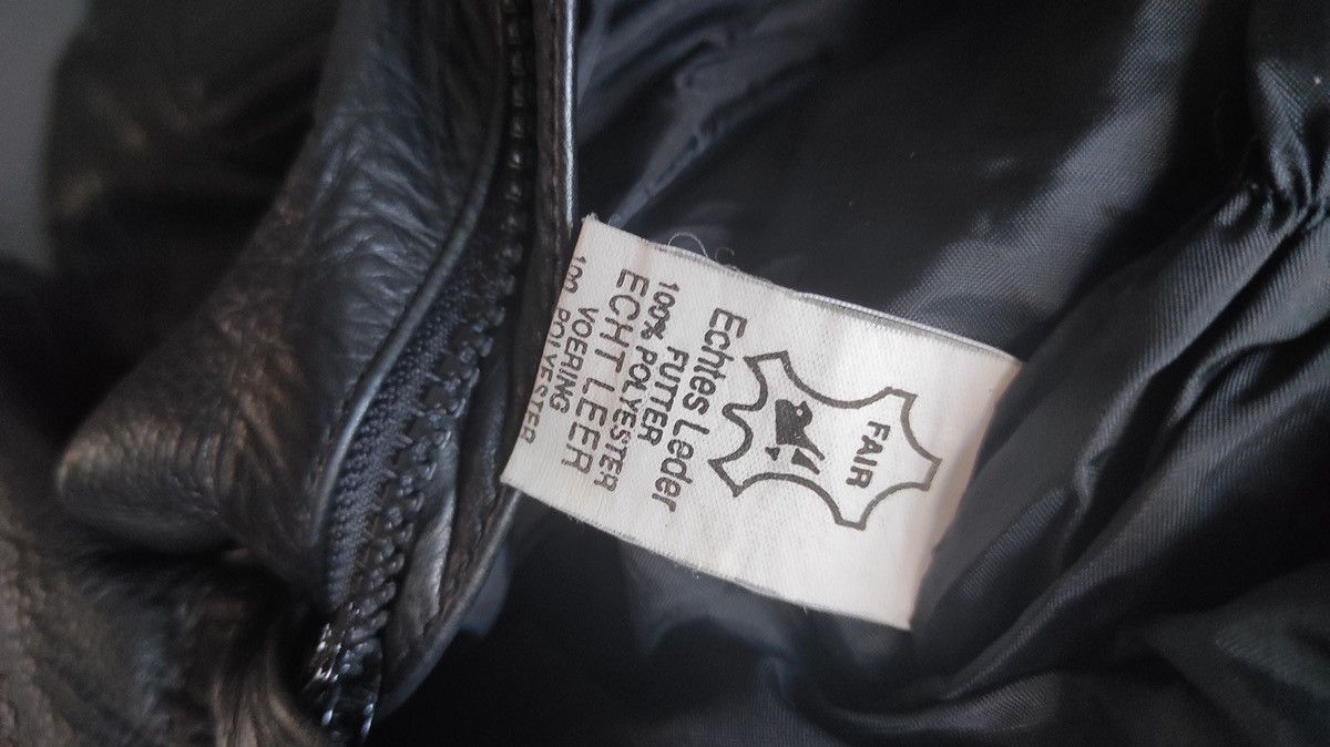 Vintage Vintage 90s motorcycle leather pants Size US 34 / EU 50 - 7 Thumbnail