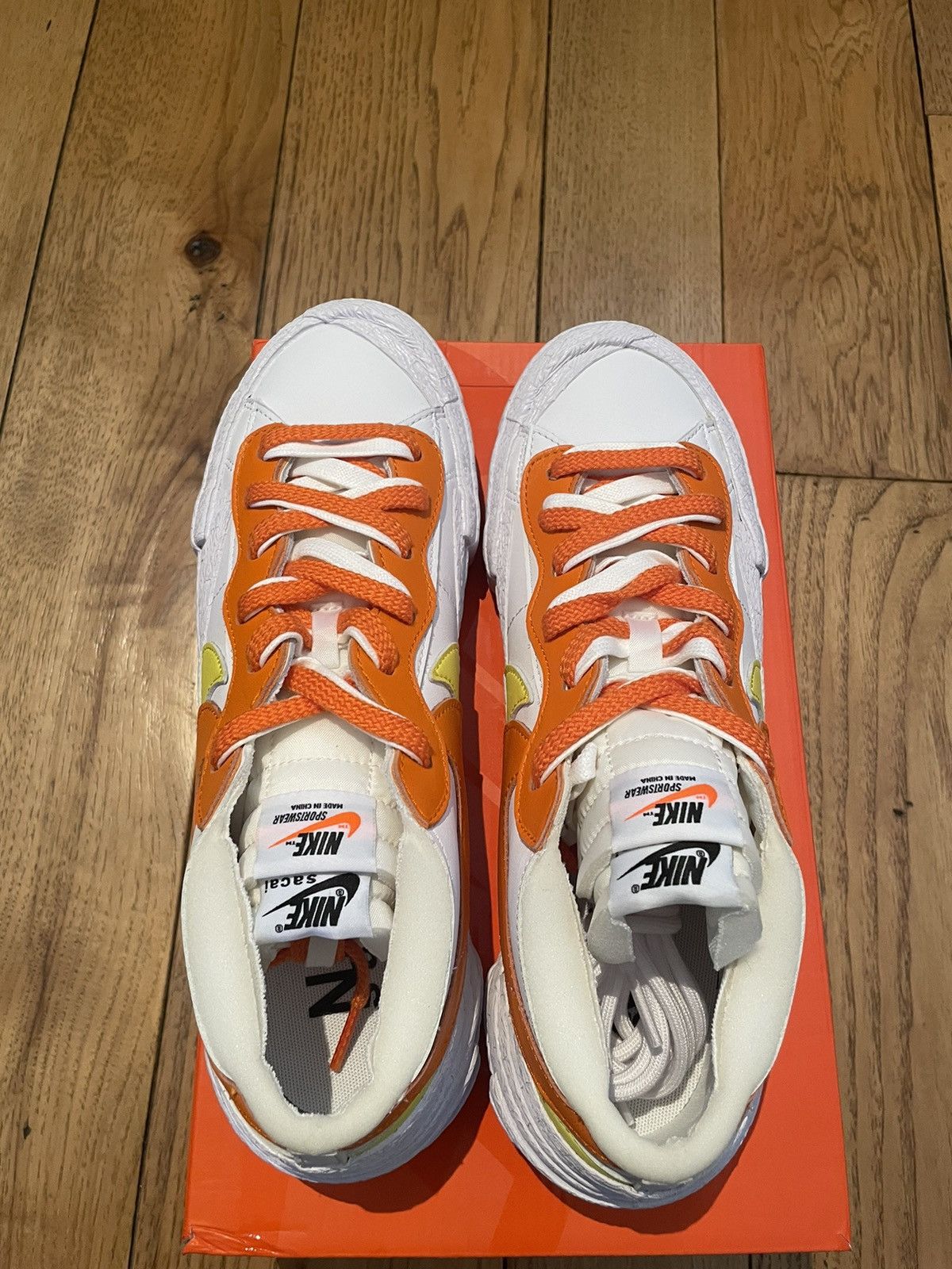 Nike × Sacai Nike Sacai Blazer Low Magma Orange Size US 9 / EU 42 - 6 Thumbnail