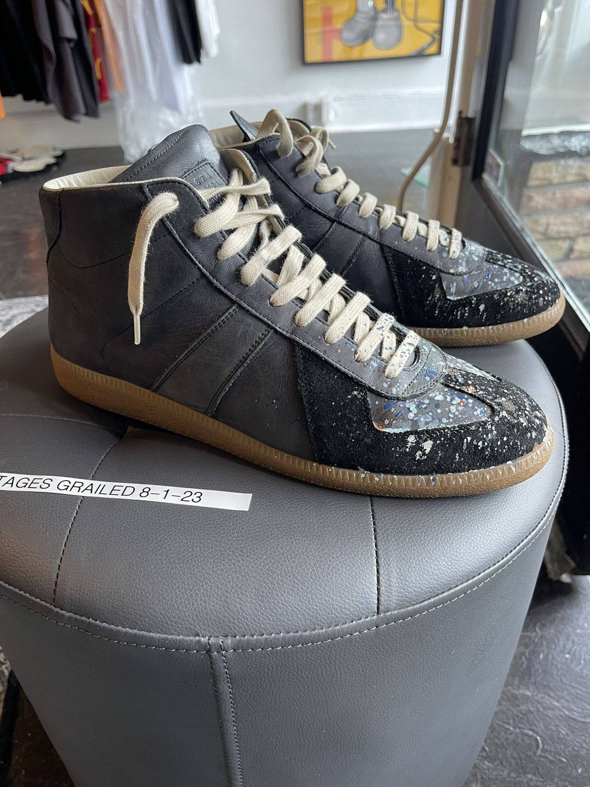 maison margiela paint drop
