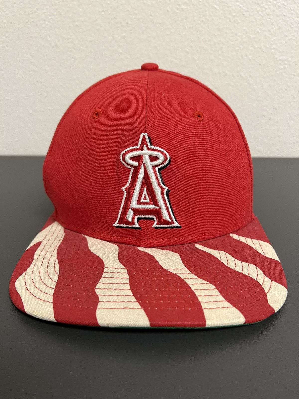 Vintage Nike Anaheim Angels Zubaz Style Hat