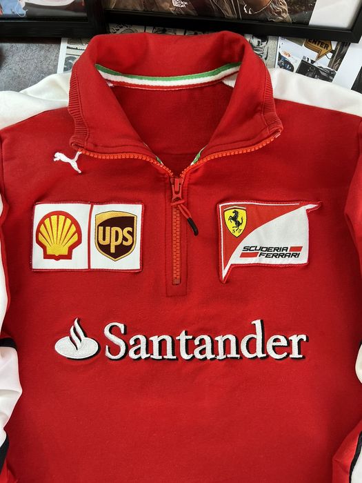 Puma Puma racing Sweatshirt Firelli Ferrari UPS Santander | Grailed