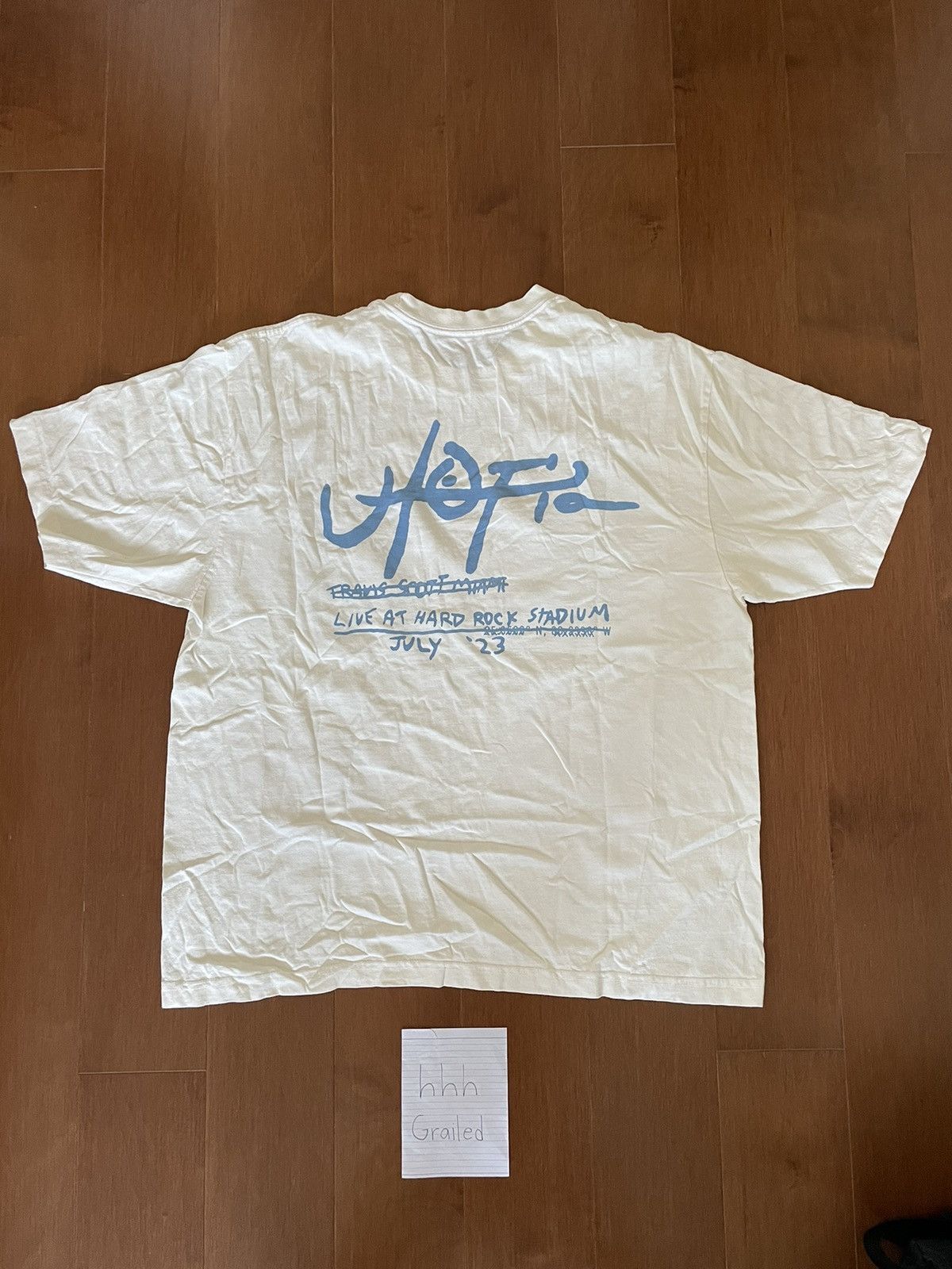 Travis Scott EXCLUSIVE UTOPIA ROLLING LOUD TEE TRAVIS SCOTT Size US XL / EU 56 / 4 - 1 Thumbnail