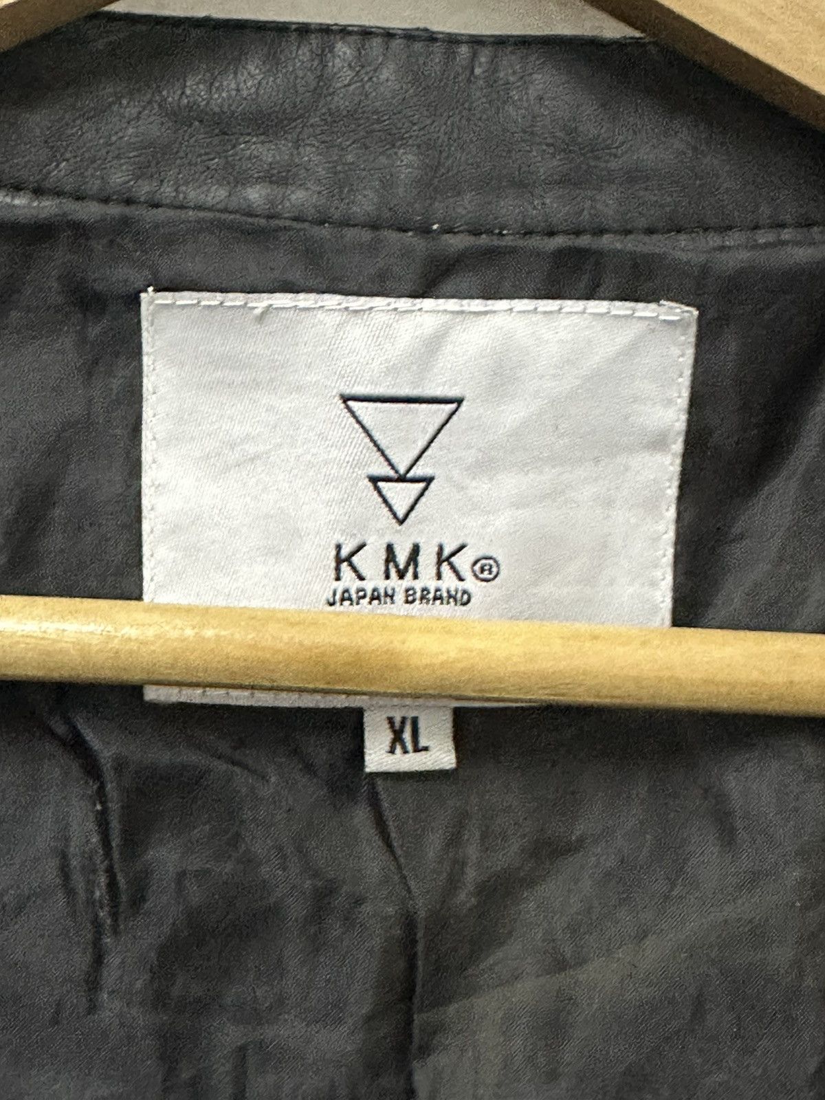 Japanese Brand × Vintage Vintage KMK Japan Brand Pu Leather Racing Jacket Size US S / EU 44-46 / 1 - 9 Thumbnail
